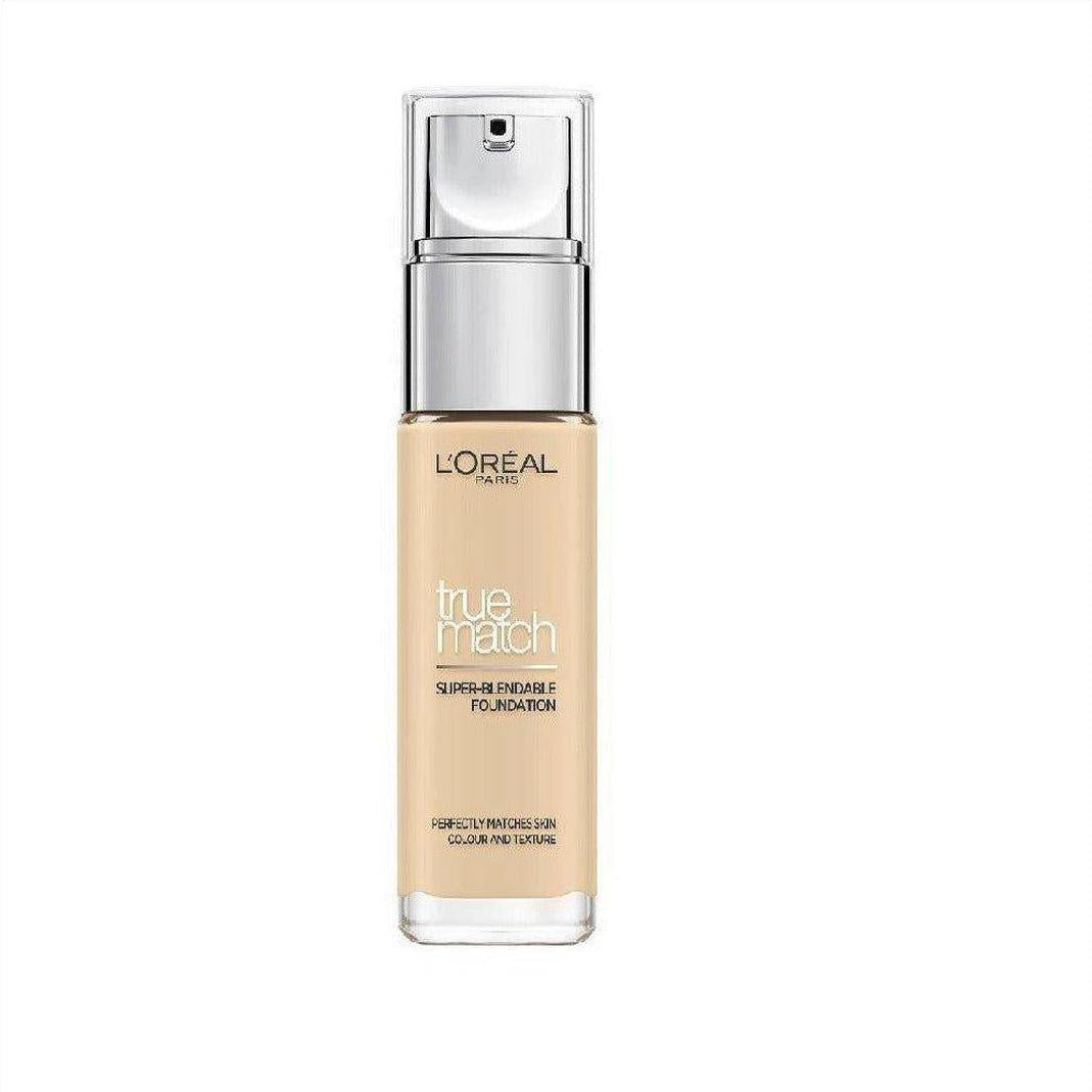 L'Oreal True Match Liquid Foundation 1.W Golden Ivory - Cosmetics Fragrance Direct-3600522862529