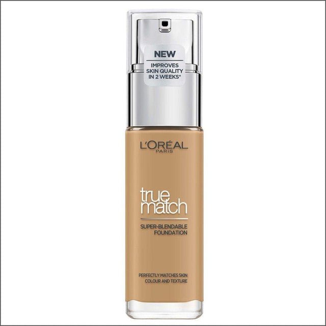 L'Oreal True Match Liquid Foundation 5.5W Golden Sun - Cosmetics Fragrance Direct-3600523635689