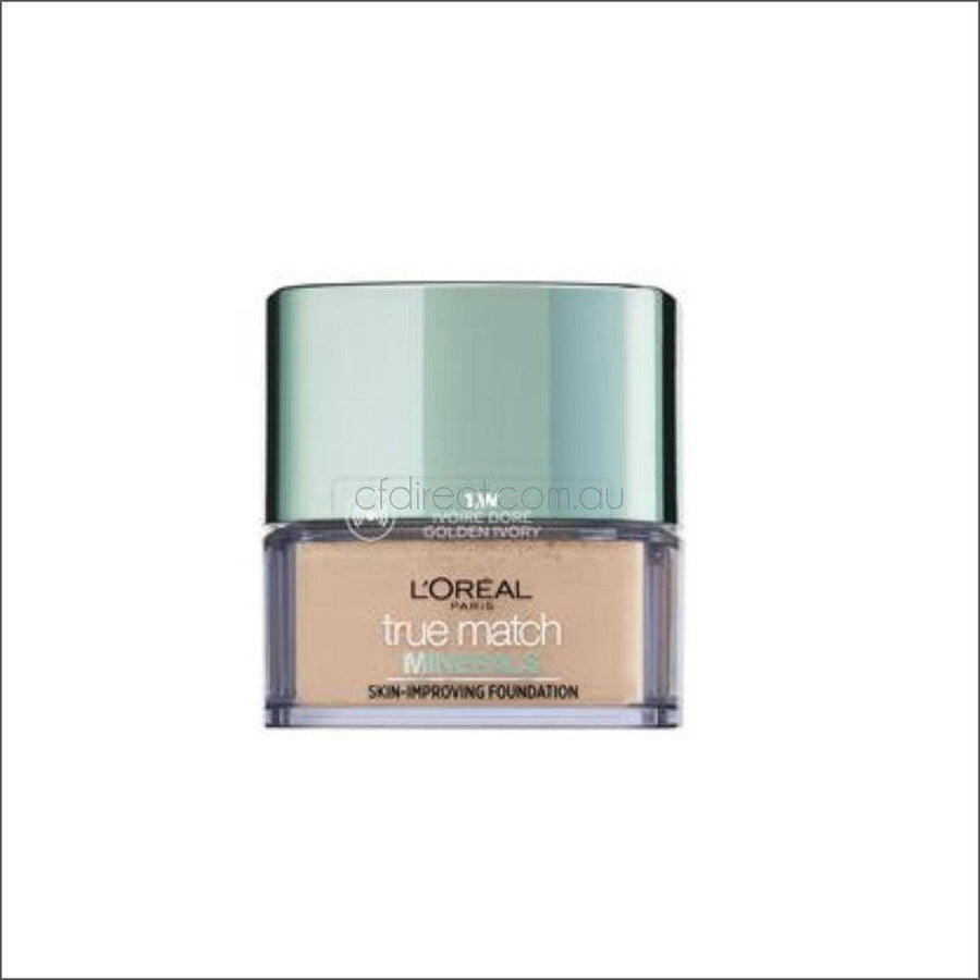 L'Oreal True Match Minerals Skin Improving Loose Powder 1d/1W Golden Ivory 10g - Cosmetics Fragrance Direct-3600523367337