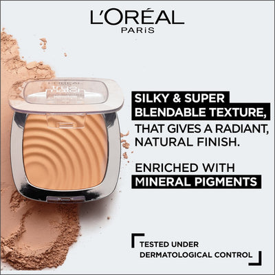 L'Oreal True Match Powder Compact - 3.W Golden Beige - Cosmetics Fragrance Direct-3600520772035