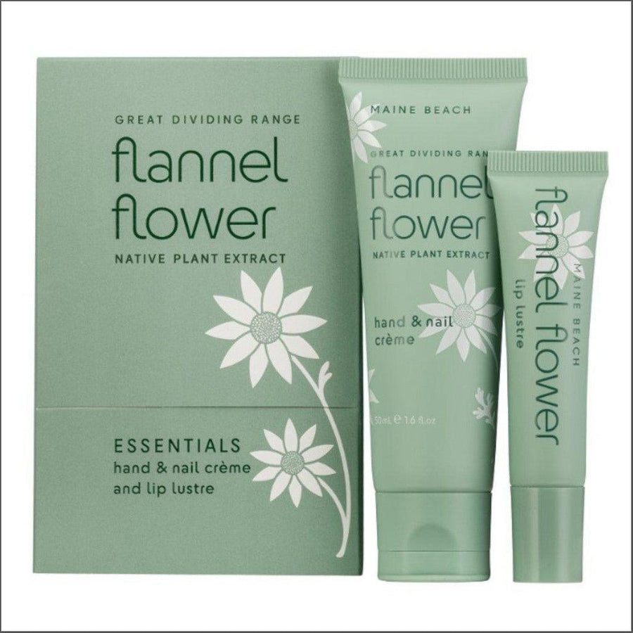 Maine Beach Great Dividing Range Flannel Flower Essentials Pack - Cosmetics Fragrance Direct-9343055013399