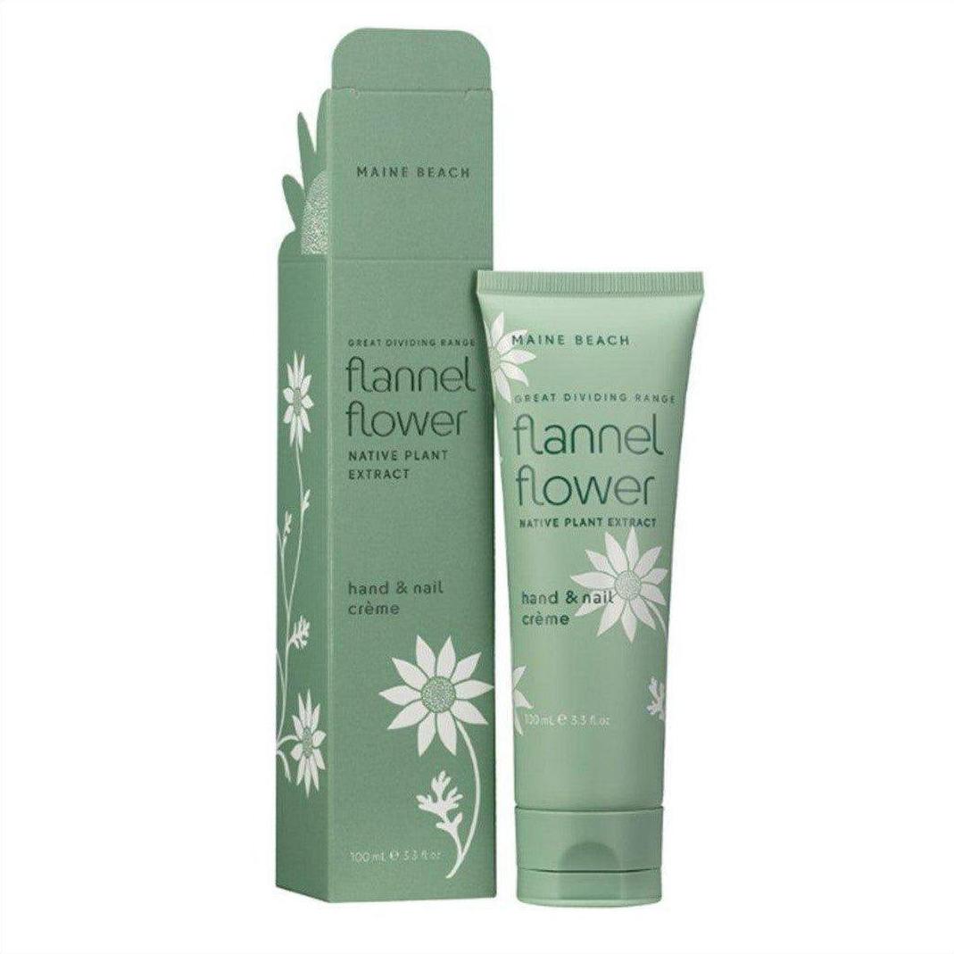 Maine Beach Great Dividing Range Flannel Flower Hand & Nail Creme 100ml - Cosmetics Fragrance Direct-9343055013061