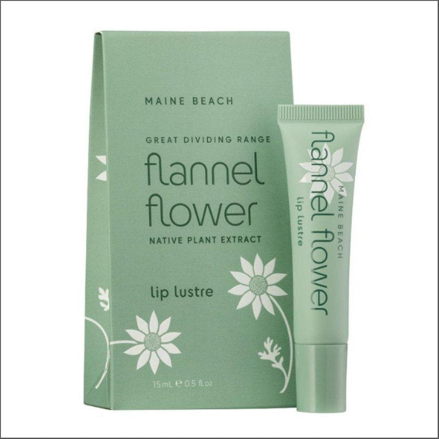 Maine Beach Great Dividing Range Flannel Flower Lip Lustre 15ml - Cosmetics Fragrance Direct-9343055013092