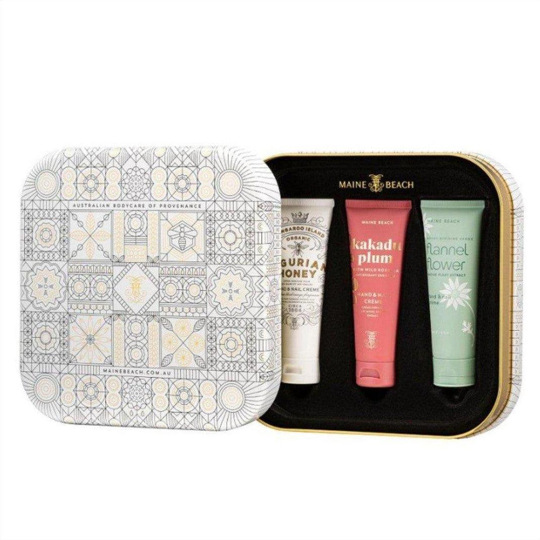 Maine Beach Hand & Nail Creme Collection 3x100ml 2022 - Cosmetics Fragrance Direct-9343055000085