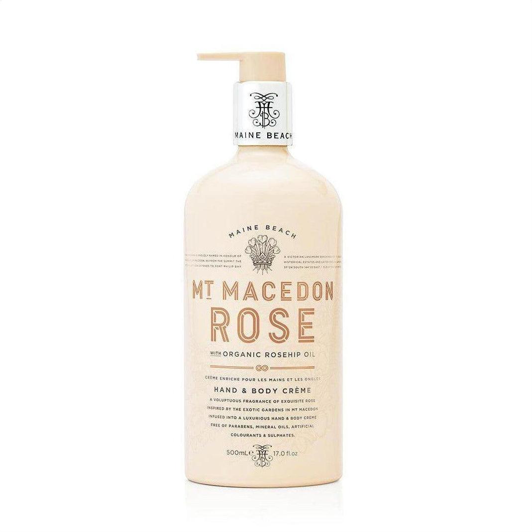Maine Beach Mt Macedon Rose Hand & Body Creme 500ml - Cosmetics Fragrance Direct-9343055009026