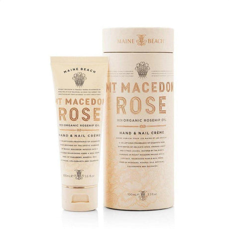 Maine Beach Mt Macedon Rose Hand & Nail Creme 100ml - Cosmetics Fragrance Direct-9343055009064