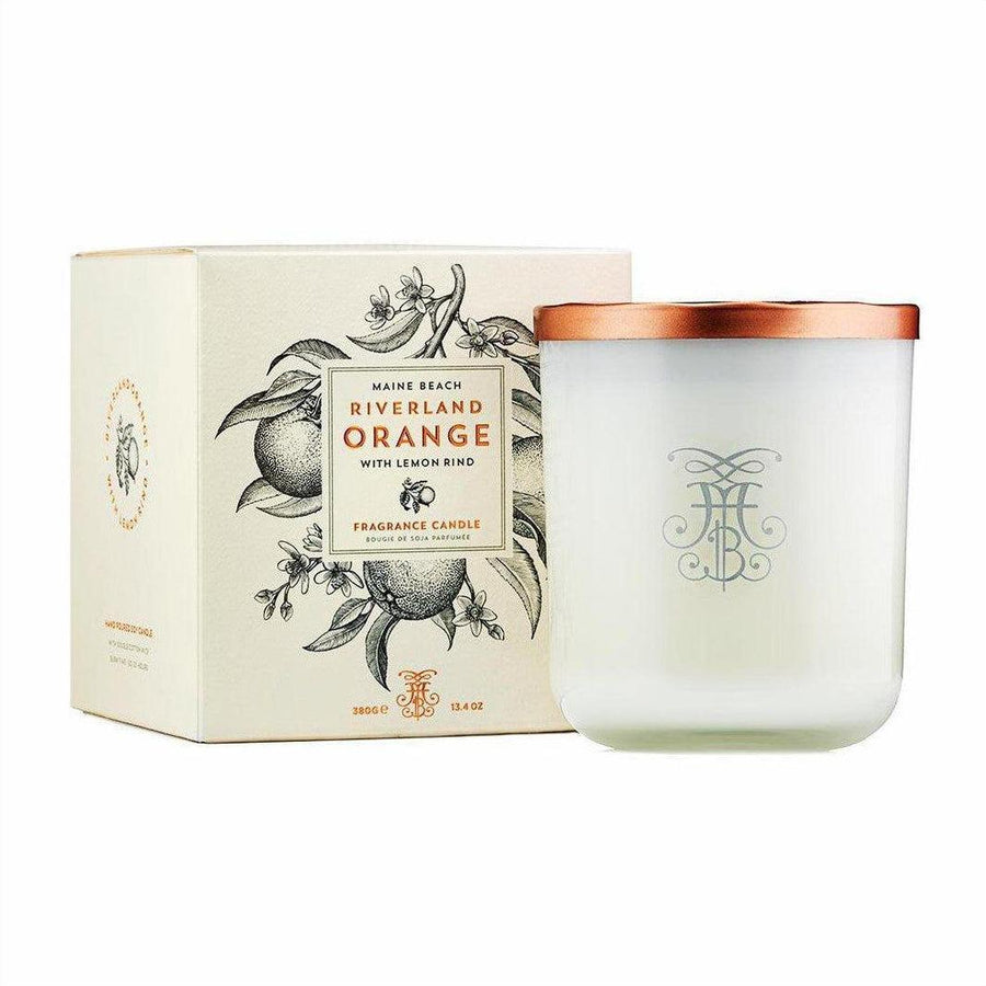 Maine Beach Riverland Orange Candle 380g - Cosmetics Fragrance Direct-9343055011401