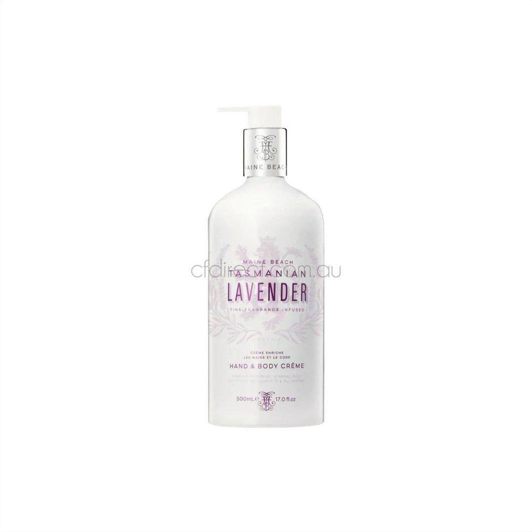 Maine Beach Tasmanian Lavender Hand & Body Crème 500ml - Cosmetics Fragrance Direct-9343055010022