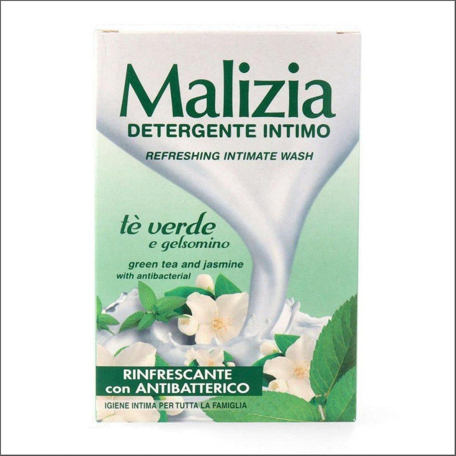 Malizia Refreshing Intimate Wash Green Tea & Jasmine 200ml - Cosmetics Fragrance Direct-8003510021581