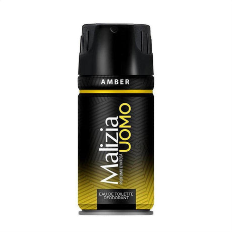 Malizia Uomo Amber Eau De Toilette Deodorant 150ml - Cosmetics Fragrance Direct-8003510001729