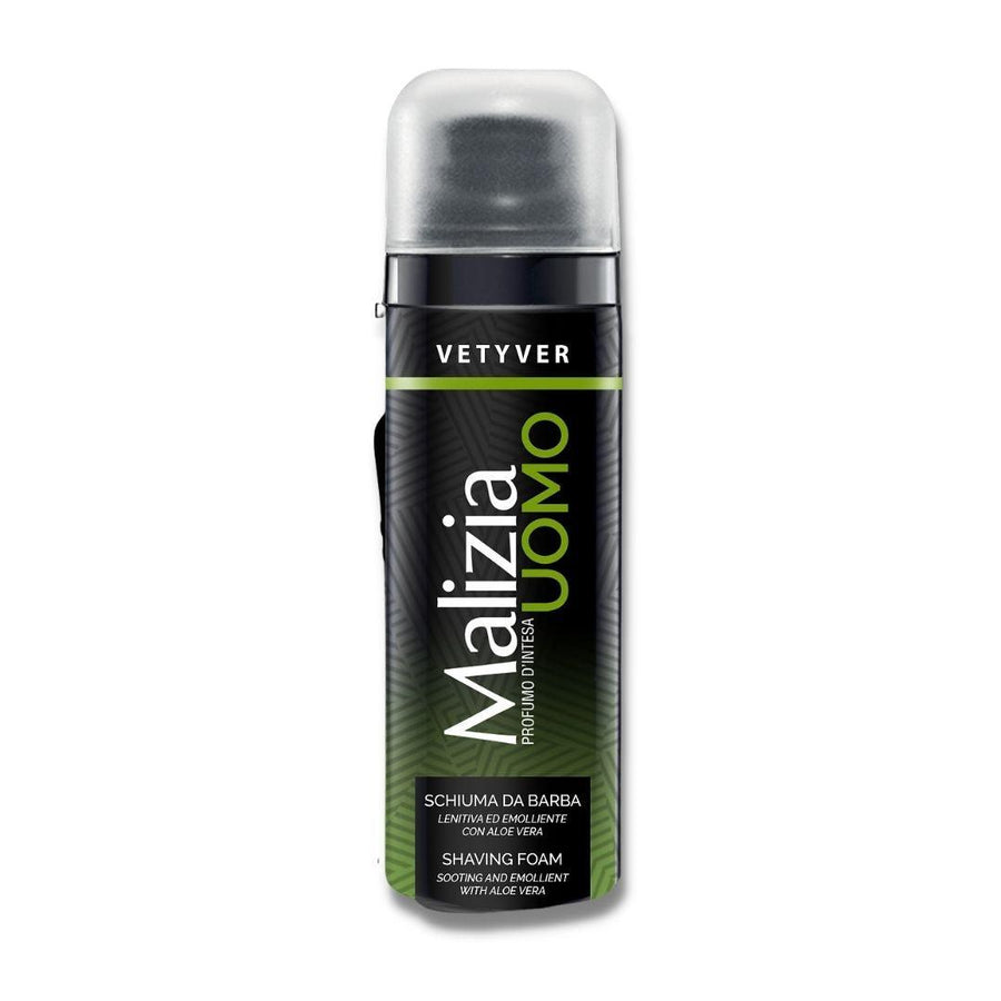 Malizia Uomo Vetyver Shaving Foam 300ml - Cosmetics Fragrance Direct-8003510001385