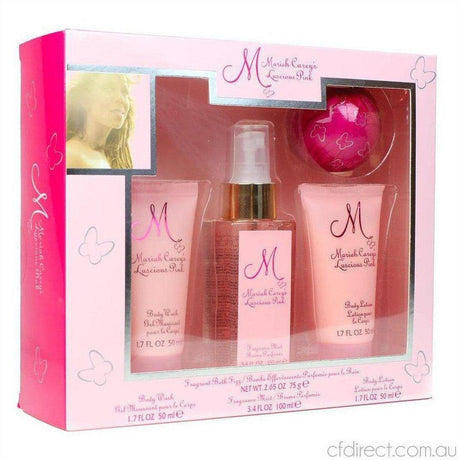 Mariah Carey Luscious Pink 4 piece Gift Set - Cosmetics Fragrance Direct-7.19347E+11