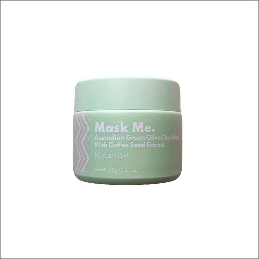 Mask Me. Australian Green Olive Clay Mask With Coffee Seed Extract Replenish 60g - Cosmetics Fragrance Direct-