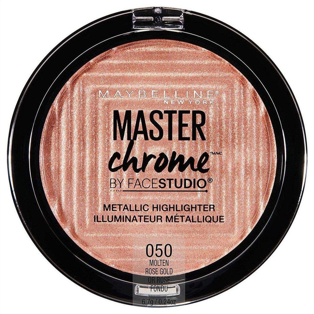 Master Chrome Highlighter - 50 Molten Rose Gold - Cosmetics Fragrance Direct-041554542578