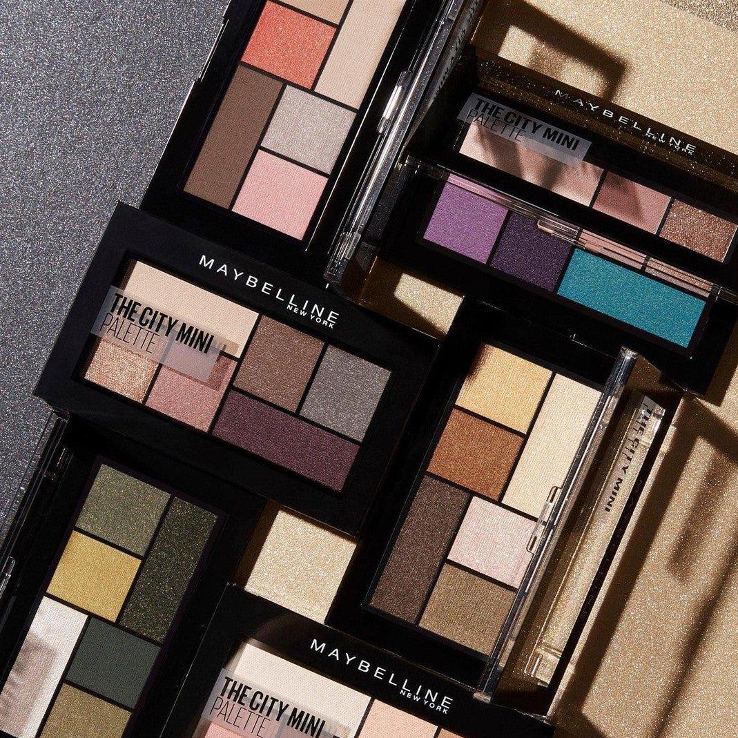 Maybelline City Mini Eyeshadow Palette - Rooftop Bronzes 400 - Cosmetics Fragrance Direct-3600531539306