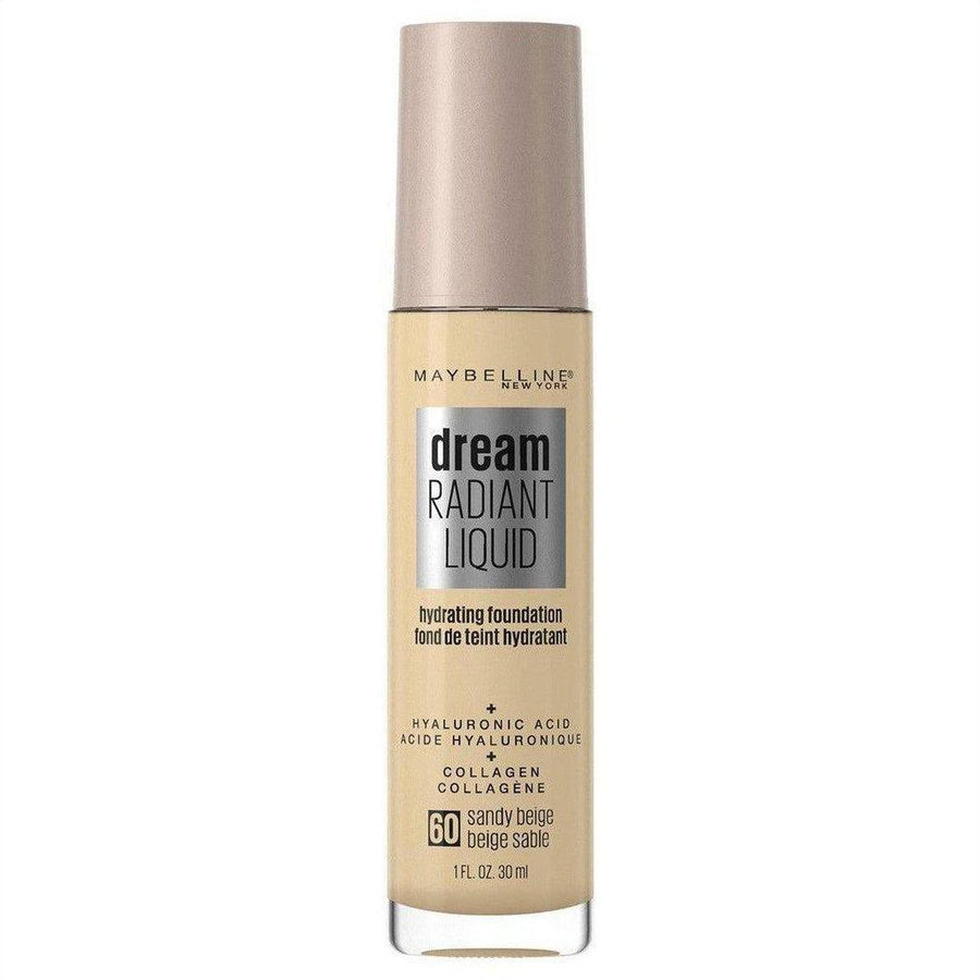 Maybelline Dream Radiant Liquid Hydrating Foundation - Sand Beige 60 30ml - Cosmetics Fragrance Direct-55500084