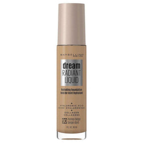 Maybelline Dream Radiant Liquid Hydrating Foundation with Hyaluronic Acid - Honey Beige 90 - Cosmetics Fragrance Direct-37346612