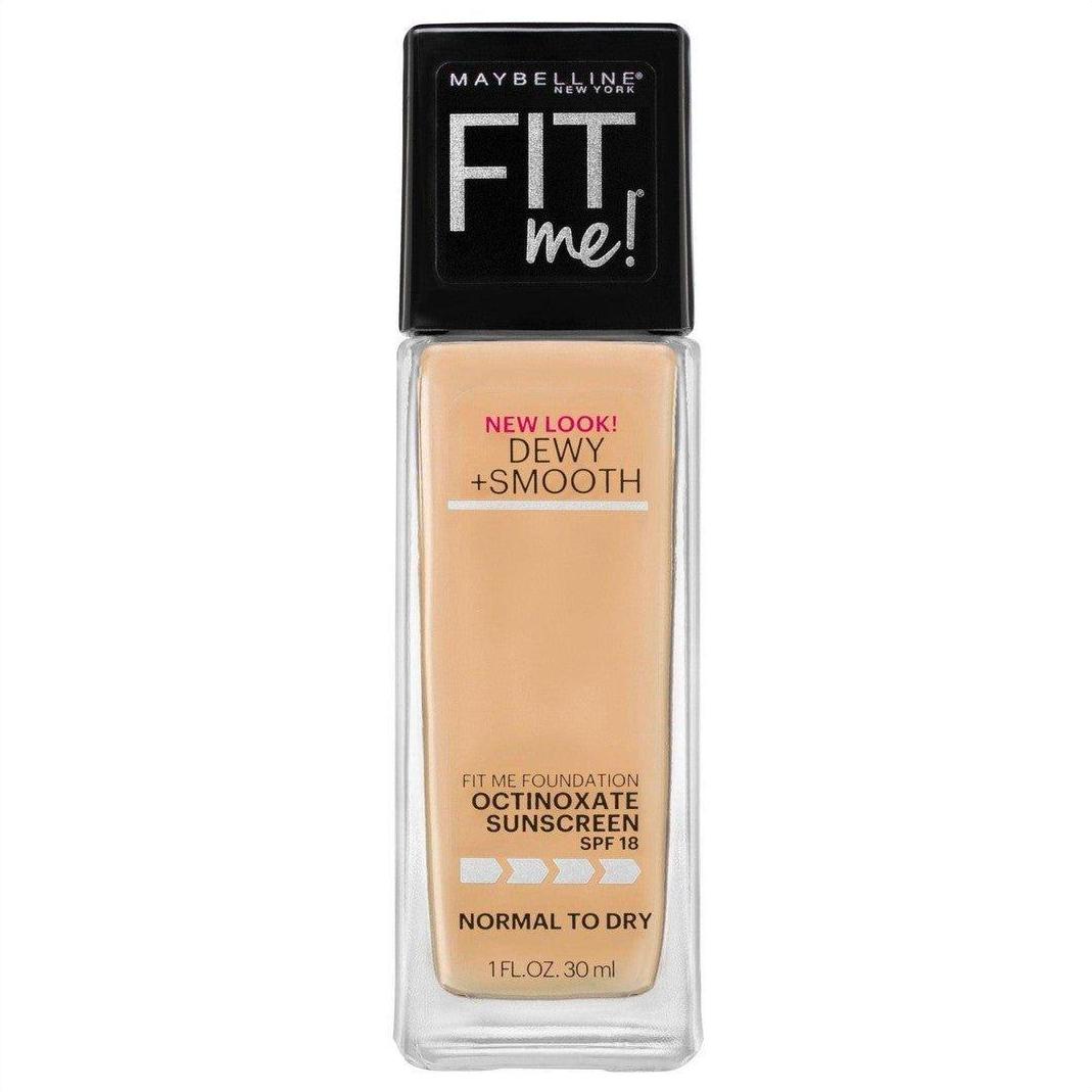 Maybelline Fit Me Dewy & Smooth Luminous Liquid Foundation - Natural Beige 220 - Cosmetics Fragrance Direct-68632372
