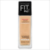 Maybelline Fit Me Dewy & Smooth Luminous Liquid Foundation - Natural Beige 220 - Cosmetics Fragrance Direct-68632372
