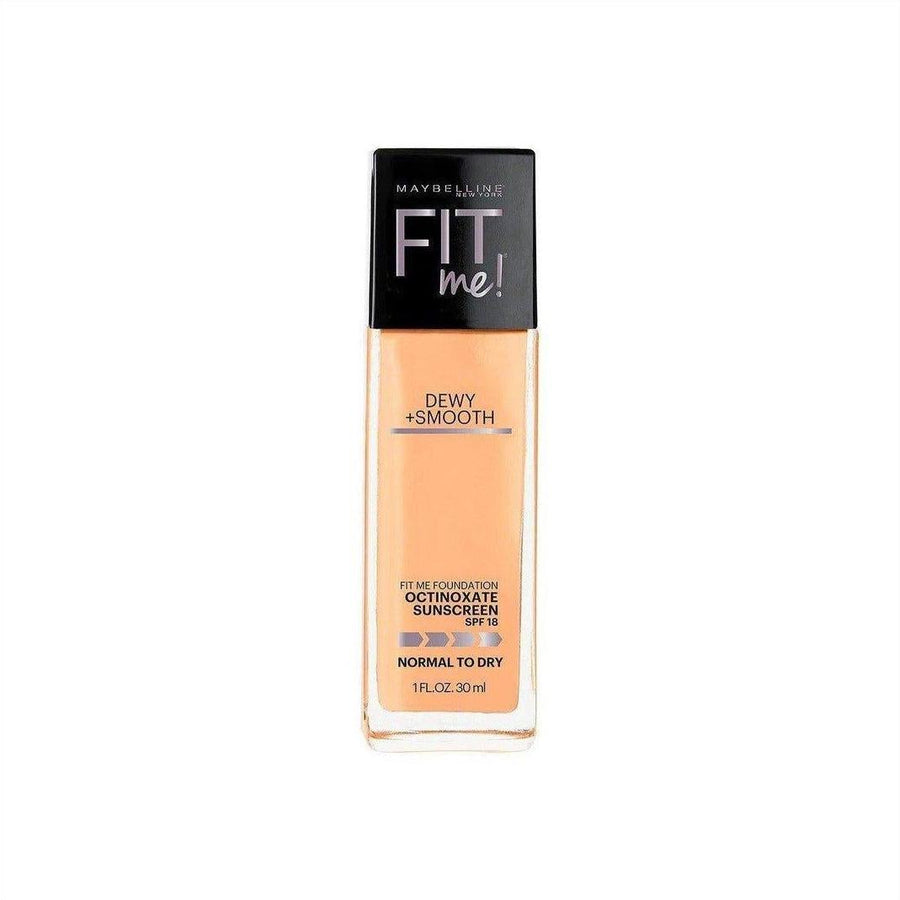 Maybelline Fit Me Dewy & Smooth Luminous Liquid Foundation - Pure Beige 235 - Cosmetics Fragrance Direct-041554238747
