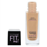 Maybelline Fit Me Dewy & Smooth Luminous Liquid Foundation - Sandy Beige 210 - Cosmetics Fragrance Direct-041554238709