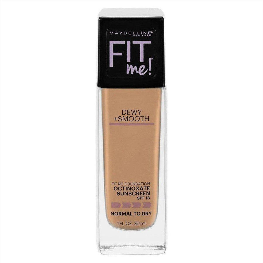 Maybelline Fit Me Dewy & Smooth Luminous Liquid Foundation - Sun Beige 310 - Cosmetics Fragrance Direct-041554238761