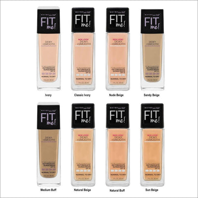 Maybelline Fit Me Found 120 Clas Ivory - Cosmetics Fragrance Direct-41554238662