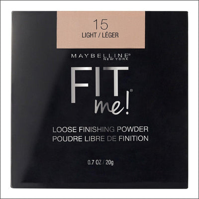 Maybelline Fit Me Loose Finishing Powder - Light 15 - Cosmetics Fragrance Direct-0041554502022