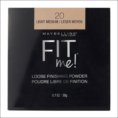 Maybelline Fit Me Loose Finishing Powder - Light Medium 20 - Cosmetics Fragrance Direct-041554502039