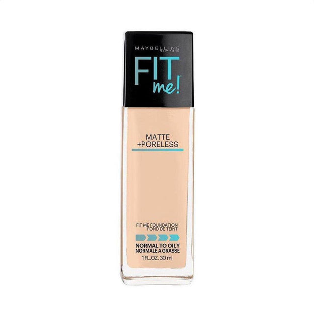 Maybelline Fit Me Matte & Poreless Foundation 125 Nude Beige - Cosmetics Fragrance Direct-041554433456