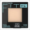 Maybelline Fit Me Matte + Poreless Pressed Powder - 220 Natural Beige - Cosmetics Fragrance Direct-041554433814
