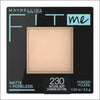 Maybelline Fit Me Matte + Poreless Pressed Powder - 230 Natural Buff - Cosmetics Fragrance Direct-041554433821
