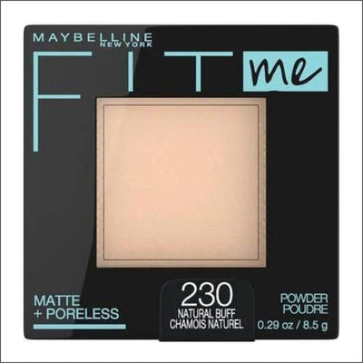 Maybelline Fit Me Matte + Poreless Pressed Powder - 230 Natural Buff - Cosmetics Fragrance Direct-041554433821