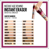 Maybelline Instant Age Rewind Eraser Multi-Use Concealer - 07 Sand - Cosmetics Fragrance Direct-3600531465247