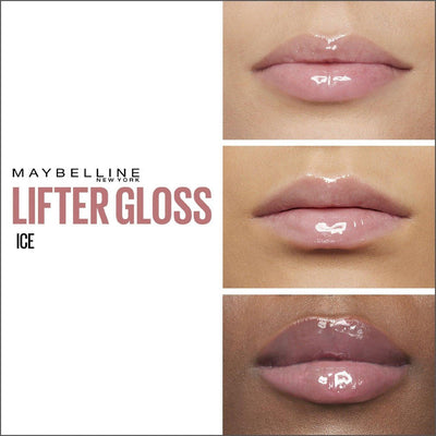 Maybelline Lifter Gloss Hydrating Lip Gloss 002 Ice 5.4ml - Cosmetics Fragrance Direct-3600531609764