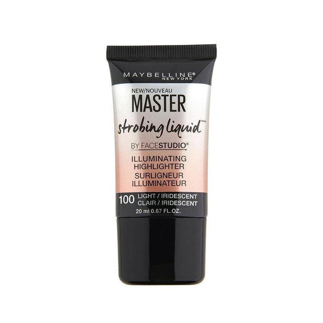 Maybelline Master Strobe Liquid Highlighter Light / Iridescent 100 - Cosmetics Fragrance Direct-041554493658