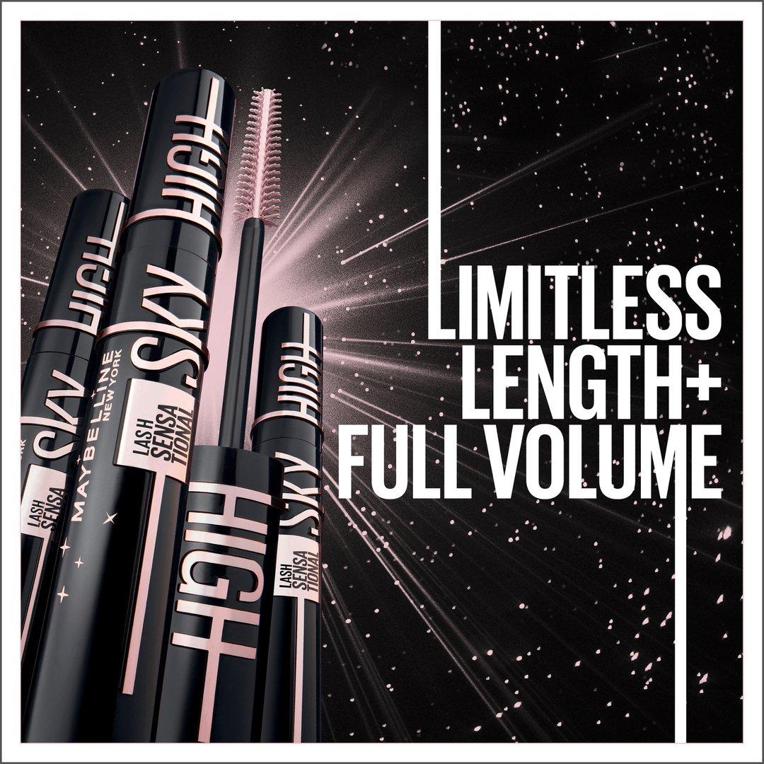 Maybelline New York Lash Sensational Sky High Mascara - Cosmic Black - Cosmetics Fragrance Direct-041554071863