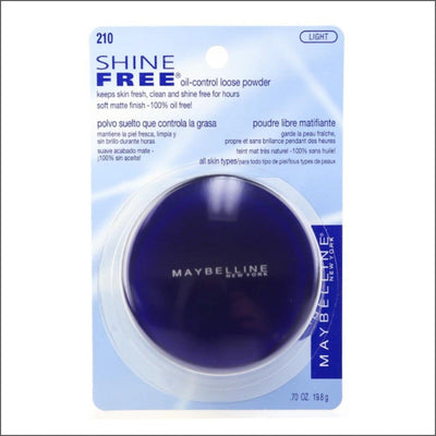 Maybelline Shine Free Oil-Control Loose Powder - 210 Light - Cosmetics Fragrance Direct-041554566499