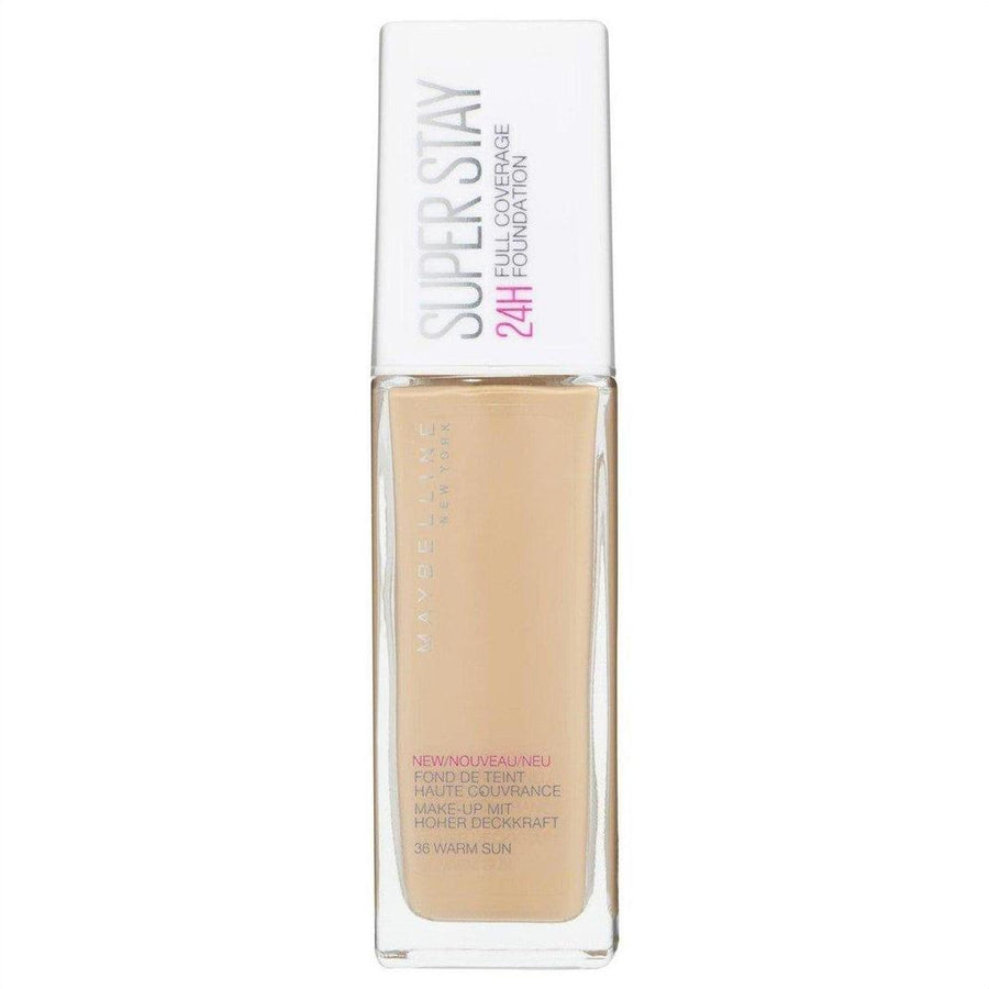 Maybelline Super Stay 24hr Foundation - 36 Warm Sun - Cosmetics Fragrance Direct-59693108
