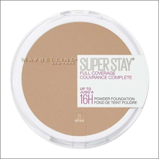 Maybelline Superstay 16H Pressed Powder 021 Nude Beige - Cosmetics Fragrance Direct-3600530854387