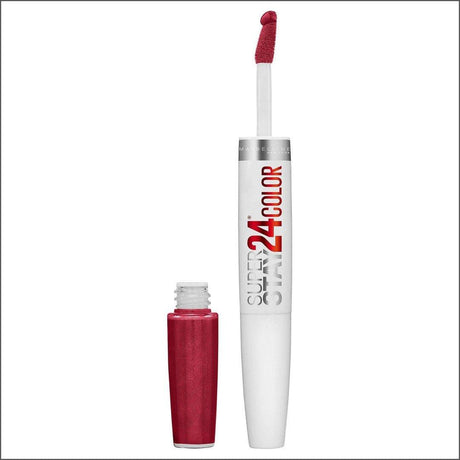 Maybelline SuperStay 24 2-Step Longwear Liquid Lipstick - All Day Cherry 015 - Cosmetics Fragrance Direct-041554237740