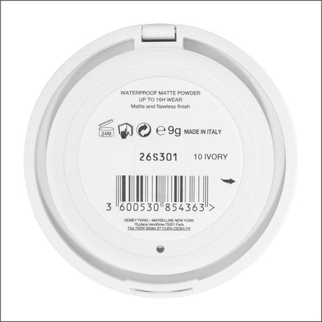 Maybelline Superstay 24H Pressed Powder 010 Ivory - Cosmetics Fragrance Direct-3600530854363