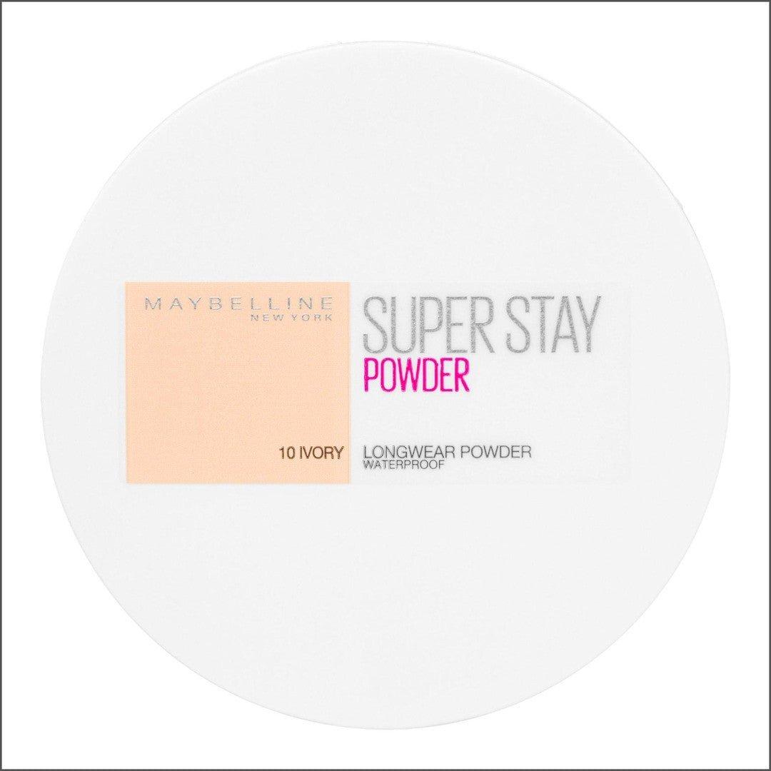 Maybelline Superstay 24H Pressed Powder 010 Ivory - Cosmetics Fragrance ...