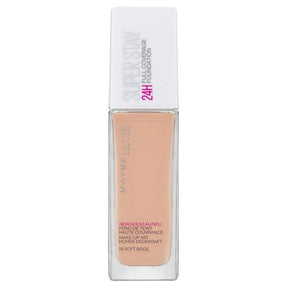 Maybelline SuperStay 24HR Full Coverage Liquid Foundation - Soft Beige 28 - Cosmetics Fragrance Direct-3600531401955