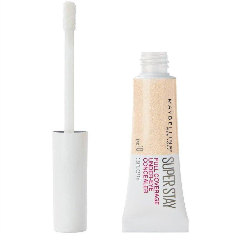 Maybelline SuperStay Full Coverage Under-Eye Liquid 10 Fair 7 mL - Cosmetics Fragrance Direct-30175532