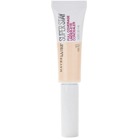 Maybelline SuperStay Full Coverage Under-Eye Liquid 10 Fair 7 mL - Cosmetics Fragrance Direct-30175532