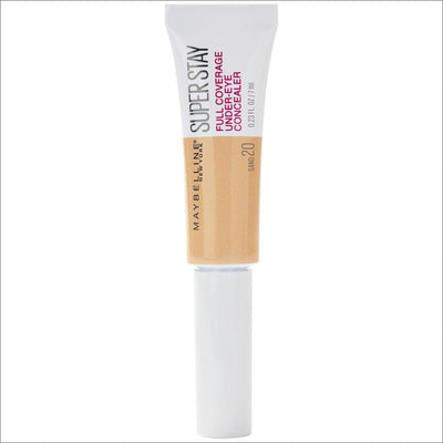 Maybelline SuperStay Full Coverage Under-Eye Liquid 20 Sand 7 mL - Cosmetics Fragrance Direct-30175563