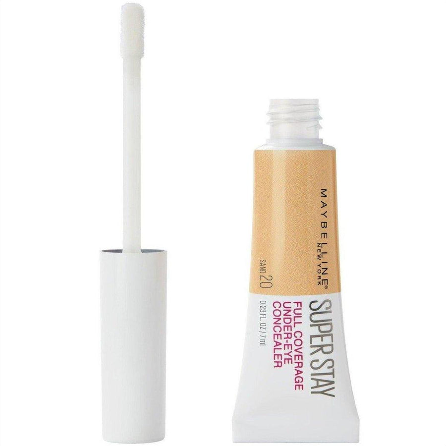 Maybelline SuperStay Full Coverage Under-Eye Liquid 20 Sand 7 mL - Cosmetics Fragrance Direct-30175563
