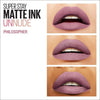 Maybelline Superstay Matte Ink Liquid Lipstick - 100 Philosopher - Cosmetics Fragrance Direct-041554543728