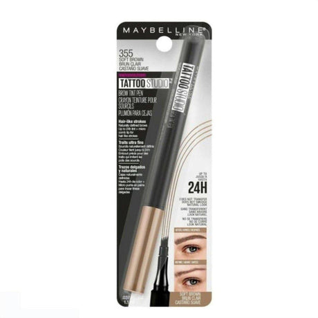 Maybelline Tattoo Studio Brow Tint Pen Soft Brown 355 - Cosmetics Fragrance Direct-041554545029